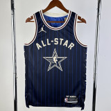 23/24 ALL-STAR LILLARD #0 Blue Top Quality Hot Pressing NBA Jersey