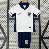 2024 England Home  Kids Soccer Jersey