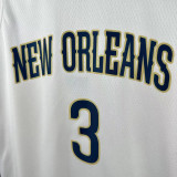 25/26 Pelicans NOLA # 3 White Home Top Quality Hot Pressing NBA Jersey