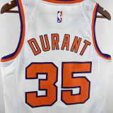 17/18 SUNS Booker #35White Retro Top Quality Hot Pressing NBA Jersey