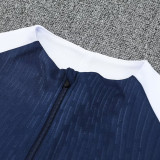 25/26  INT Royal Blue  Player Version Half Pull Tracksuit  (半拉链)