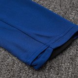 24/25 INT Light Royal Blue Inkjet Half Pull Tracksuit #B956 (半拉链、)