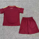 24/25 Roma Home  Kids Soccer Jersey