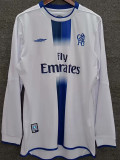 2003/2005 CHE Away  Long Sleeve Retro Soccer Jersey