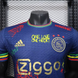 25/26 Ajax Graffiti Edition Royal Blue  Player Version Soccer Jersey
