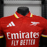 25/26 ARS  Alphabet Pattern Special Edition Red Player Version Soccer Jersey