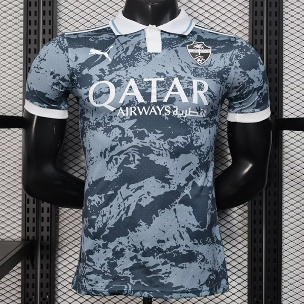 25/26 Al-Ahli Special Edition Grey Player Version Soccer Jersey