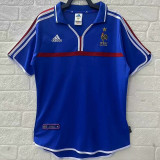 2000/2001 France Home Retro Soccer Jersey