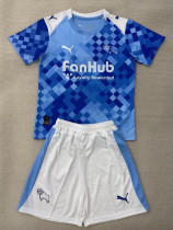 25/26 Derby County F.C Third Kids  Soccer Jersey