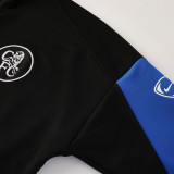 2526  CHE Black  Jacket Tracksuit