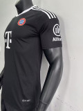 24/25 Bayern Black Goalkeeper Player Version Soccer Jersey