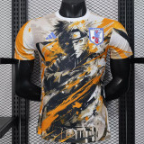 25/26 Japan Boxing Champion  White & Orange Player Version  Soccer Jersey