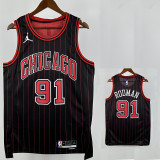 25/26 BULLS RODMAN # 91 Flying Man Limited Edition Top Quality Hot Pressing NBA Jersey