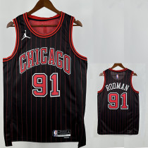 25/26 BULLS RODMAN # 91 Flying Man Limited Edition Top Quality Hot Pressing NBA Jersey