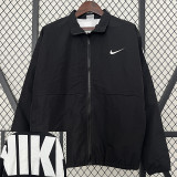 2024 New NK Black Windbreaker（黑色、背后大白字）