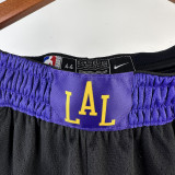 23/24 LAKERS Black City Edition Top Quality NBA Pants