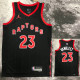 22/23 RAPTORS VANVLEET #23 Black red Top Quality Hot Pressing NBA Jersey (Trapeze Edition)