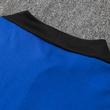24/25 BAR Blue  Half Pull  Kids Tracksuit  (童装、半拉链)