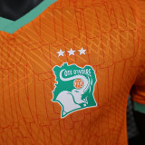 24/25 Cote d'Ivoire Home  Player Version Soccer Jersey