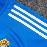 25/26 RMA Blue Kids Half Pull Tracksuit #E25128(童装\半拉链)