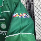 1999 Palmeiras 100th Anniversary Edition Retro Soccer Jersey (背后上下带字)