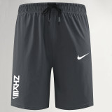 2025 RF-M668 NK Grey Shan Jingping Casual Fitness Shorts#库带ZHKE字灰色