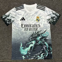 24/25 RMA Gradient Grey Blue Sea Dragon Edition Fans Soccer Jersey