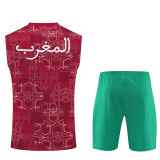 25/26 Morocco Red Training Shorts Suit