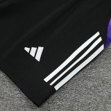 24/25 RMA Black (Purple Edge)  Training Shorts Pants (紫边）