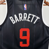 25/26 Raptors BARRETT # 9 Black City Edition Top Quality Hot Pressing NBA Jersey