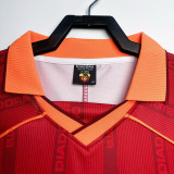 1999/2000 Roma Home Long Sleeve  Retro Soccer Jersey