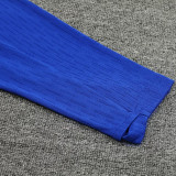 24/25 BAR Blue Inkjet  Kids Half Pull Tracksuit  (童装、半拉链)