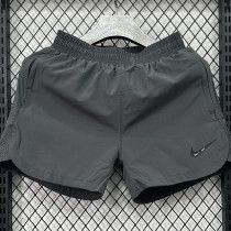 2025 D1103 Dark Grey Casual Double layer shorts#NK 双层深灰色