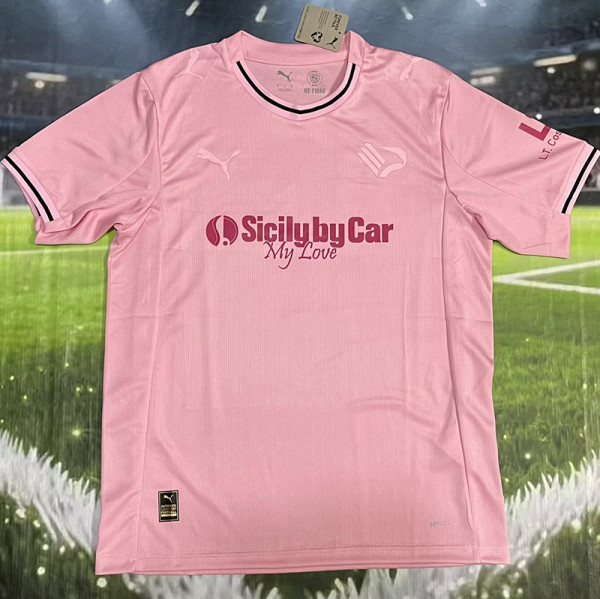 25/26 Palermo Home Fans Soccer Jersey(广告版)