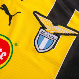1998/1999 Lazio Away Yellow Retro Soccer Jersey
