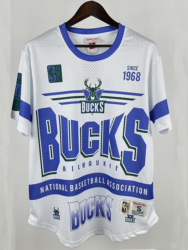 25/26 Bucks White MN Retro Edition Short Shirts