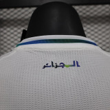 24/25 Algeria White Special Edition Player Version Soccer Jersey