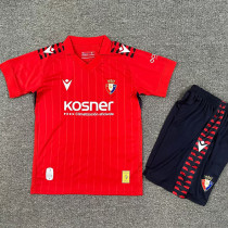 25/26 Osasuna Home Kids  Soccer Jersey