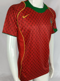 2004 Portugal Home Retro Soccer Jersey