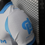 25/26  Marseille White Player Version Soccer Jersey