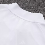 25/26 Bayern  White Half Pull Tracksuit #B2530 (半拉链)