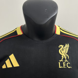 25/26  LIV Black Gold Edition  Player Version Soccer Jersey