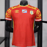 26/27 Congo Red Player Version Soccer Jersey(带章)
