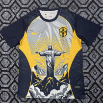 26/27 Brazil Goddess Edition Yellow Fans Soccer Jersey