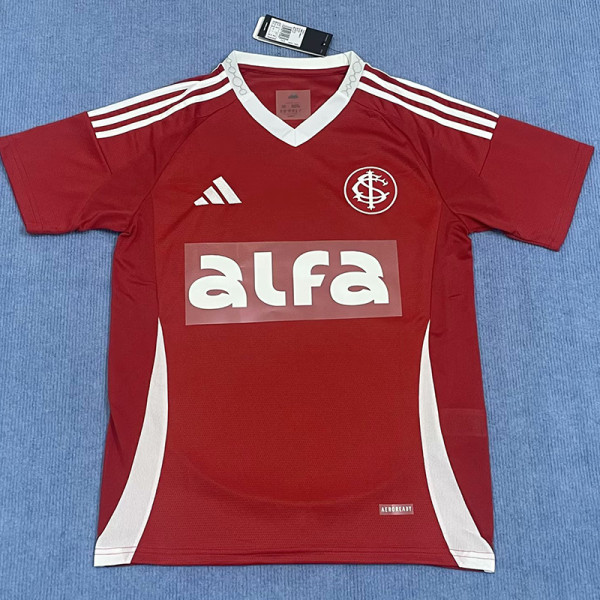 25/26 Internacional Home Fans Soccer Jersey（胸前广告）