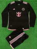 24/25 Inter Miami Away Kids Long Sleeve Soccer Jersey (童装长袖)