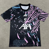 25/26 LIV Graffiti Special Edition Black Fans Soccer Jersey