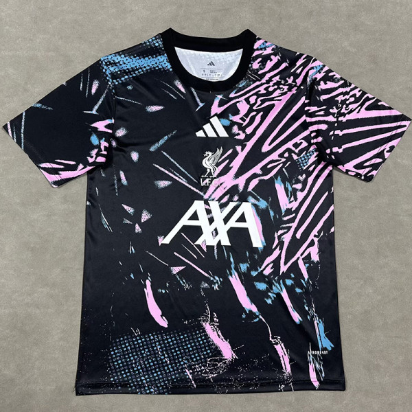 25/26 LIV Graffiti Special Edition Black Fans Soccer Jersey