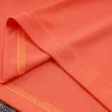 24/25 JUV Orange Polo Collar Pants Set(C1108)