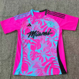 24/25 Inter Miami Leaf shaped Pink Special Edition Fans Soccer Jersey